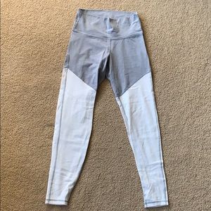 Grey/White High Waisted Old Navy Leggings